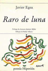 Primera edición Raro de luna (Hiperión, 1990)